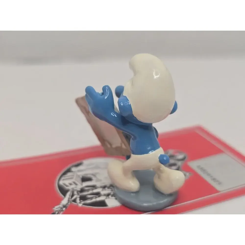 Pixi Mini, Smurf with Picture Of Smurfette in Box with numbered COA from France